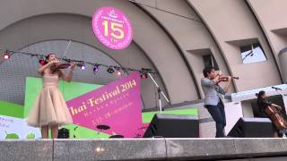 Vie Trio Live at Thai Festival 2014 Tokyo on 18 May 2014 (6)