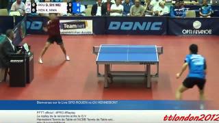 Koki Niwa vs Wei Dong Shi (French League 2015/2016)