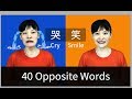 40 Common Chinese Opposite Words You Need to Know - Chinese Vocabulary