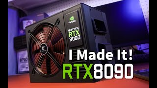 RTX5090 too expensive? Let's build an RTX8090！丨RTX5090太贵了？来造一台RTX8090吧！Air conditioning chassis丨空调机箱