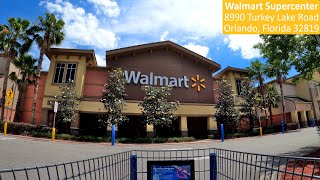 Shopping at Walmart Supercenter on Turkey Lake Road in Orlando, Florida - Store 4332