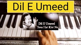 Dil-E-Umeed Toda Hai Kisi Ne | Piano Tutorial | Nusrat Fateh Ali Khan