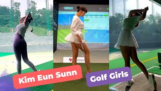 Golf Girls Kim Eun Sunn's Golf Swing Technique #secretgolftour @secretgolftour