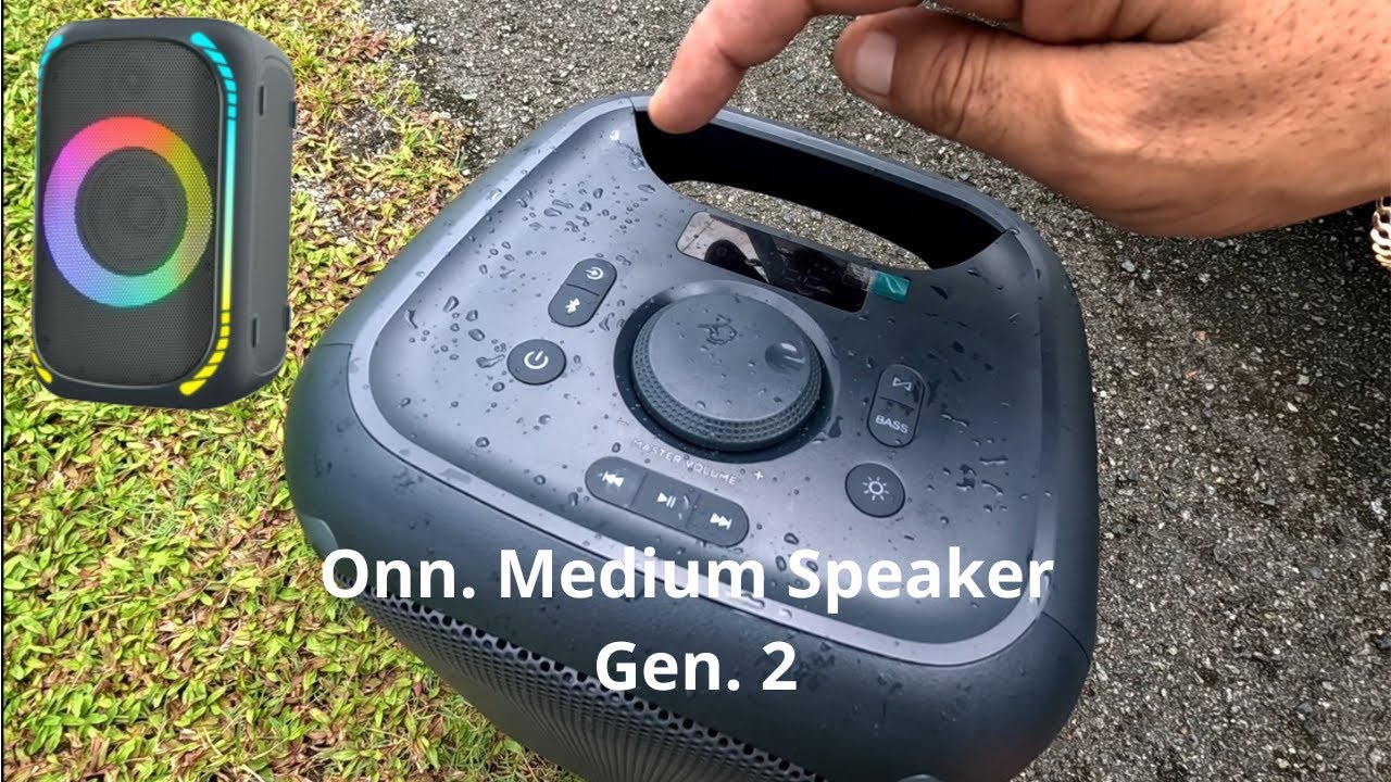Onn Medium Party Speaker Gen 2 Review En Español Youtube