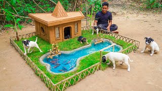 Rescue Puppies Build Country House And Fish Pond