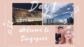 Vlog新加坡旅行Day1❤️LV旗艦店超美的！