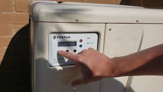 How to operate your Pentair Ultratemp pool heat pump