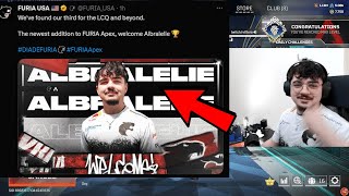 Albralelie speaks out on officially joining FURIA in place of HisWattson for LCQ! 😲