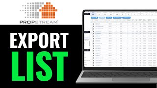 How To Export List on Propstream 2025 (Beginners Guide)
