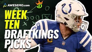 DraftKings NFL DFS Top-5 Picks Week 10 | Daily Fantasy Fantasy Football Optimal Lineups