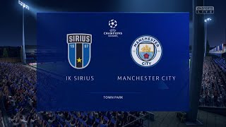 IK Sirius 2 x 0 Manchester City - UEFA Champions League. Semifinal. Jogo de volta. Temporada 2.