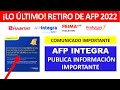 Retiro AFP 4 UIT: AFP INTEGRA  publica lista de bancos donde debes abrir una cuenta