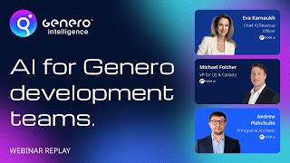 Webinar | Genero Intelligence™ The Living AI Service for Genero Solutions