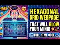 😱Hexagonal Grid webpage! - That Will Blow Your Mind🤯🚀 #ai #webdevelopment #javascript