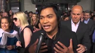 Furious 7: Tony Jaa Official Red Carpet Movie Premiere Interview / การสัมภาษณ์ | ScreenSlam