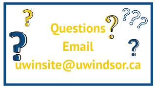 Introduction to UWinsite Student Self Service