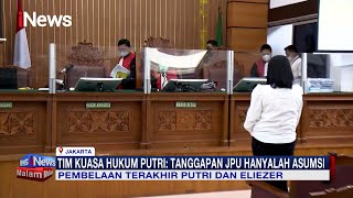 Tim Kuasa Hukum PC: Tanggapan JPU Hanyalah Asumsi #iNewsMalam 02/02