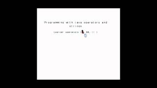 Java Associate- Java Logical operators (PART 7)