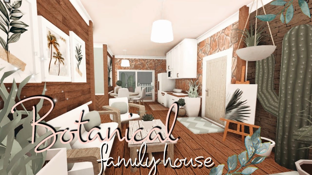 Roblox Bloxburg Botanical Family House 笙 Youtube