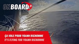 Ça vole pour Yoann Richomme | Vendée Globe 2024