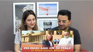 Pakistani Reacts to PM Modi and PM of Italy at Rashtrapati Bhavan