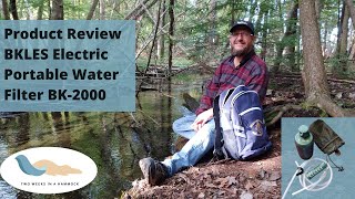 BKLES Electric Portable Water Filter Review BK-2000