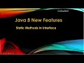 Java 8 New Features Tutorials - 03 : Static Methods in Interface