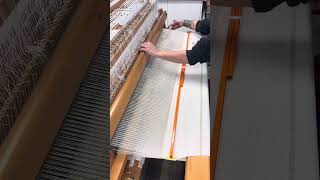 Weaving a 45” wide towel on the Louet Hollandia Countermarche Loom