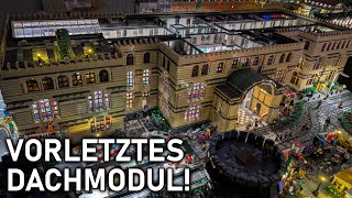 Bald sind wir fertig! Vorletztes Dachmodul des Bahnhofs fertig! • BRICK WORLD LEGO® UPDATE (437)