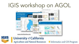 IGIS Workshop - Introduction to ArcGIS Online - September 27, 2024