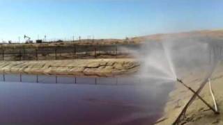 Water spray in the oilfield