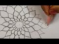 Simple & easy rangoli design / ரங்கோலி டிசைன்