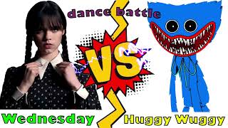 Huggy Wuggy vs Wednesday/ Dance battle/ Poppy Playtime