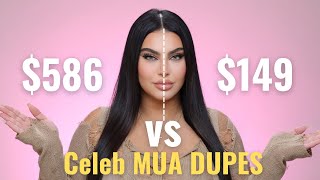 FULL FACE OF DUPES | Luxury vs Drugstore Makeup Tutorial | Hrush Celeb MUA Appro