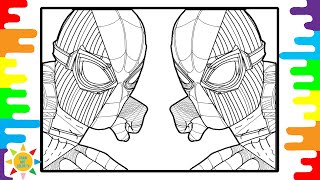 MEGA SPEED Spider-Man Coloring Page | Spider-Man Coloring | Alan Walker - Spectre