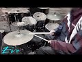 【 ヤミカラスと真夜中のぼうけん 】主題歌 midnight runway eve drum cover ドラム叩いてみた