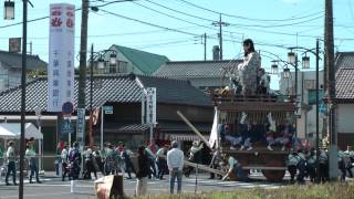 西関戸区　曳き廻し　（平成２４年新宿祭禮）