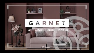 Divanev | Garnet 3’lü Sandıklı Koltuk