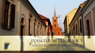 Evangéliumi tanítások 2018. Köszönetet mondani, jelenben élni, Krisztus valósága éltet Évk. 20. vas.