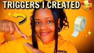 ASMR Triggers I Created That You LOVEEE 💕🫶🏽✨(Reverse, Sticky Tape, Smearing..etc ♡)