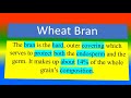 difference between wheat germ and wheat bran