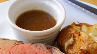 Beef Au Jus Recipe - Au Jus for Prime Rib of Beef - How to Make Au Ju Sauce