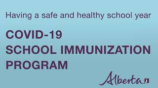 Having a safe and healthy school year: COVID-19 school immunization program