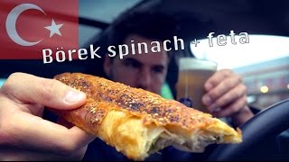 Borek breakfast in the car | asmr eating sounds