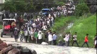 Tharuhat VS Akhanda Protest in Dhangadhi