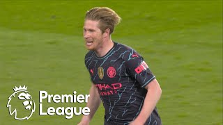 Kevin De Bruyne's flying header gives Manchester City lead v. Brighton | Premier League | NBC Sports