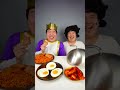 asmr mukbang fire noodles spam kimchi giant kielbasa sausage funny eating😂😂