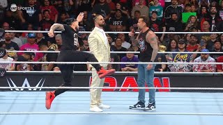 Roman Reigns destroy seth Rollins after royal rumble on raw - wwe raw highlights today