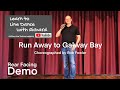 FREESTYLE / REAR FACING DEMO IMPROVER LINE DANCE - Run Away to Galway Bay