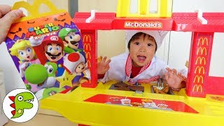 レオくんがマクドナルドの店員さん！おいしいハンバーガーを作るよ！ トイキッズ